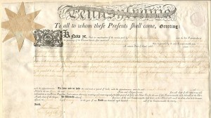Commonwealth of Pennsylvania Document signed by Thomas McKean